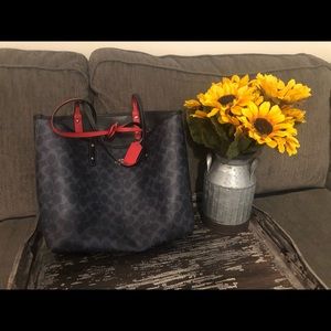 Reversible Coach Tote